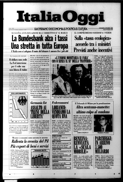 Italia oggi : quotidiano di economia finanza e politica